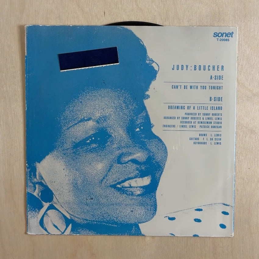 Judy Boucher – Can't Be With You Tonight – back cover