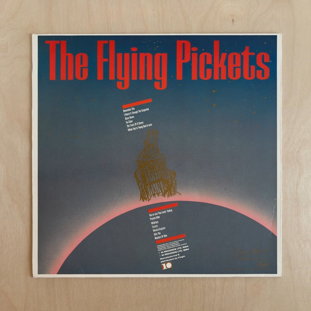 The Flying Pickets – Lost Boys – back cover
