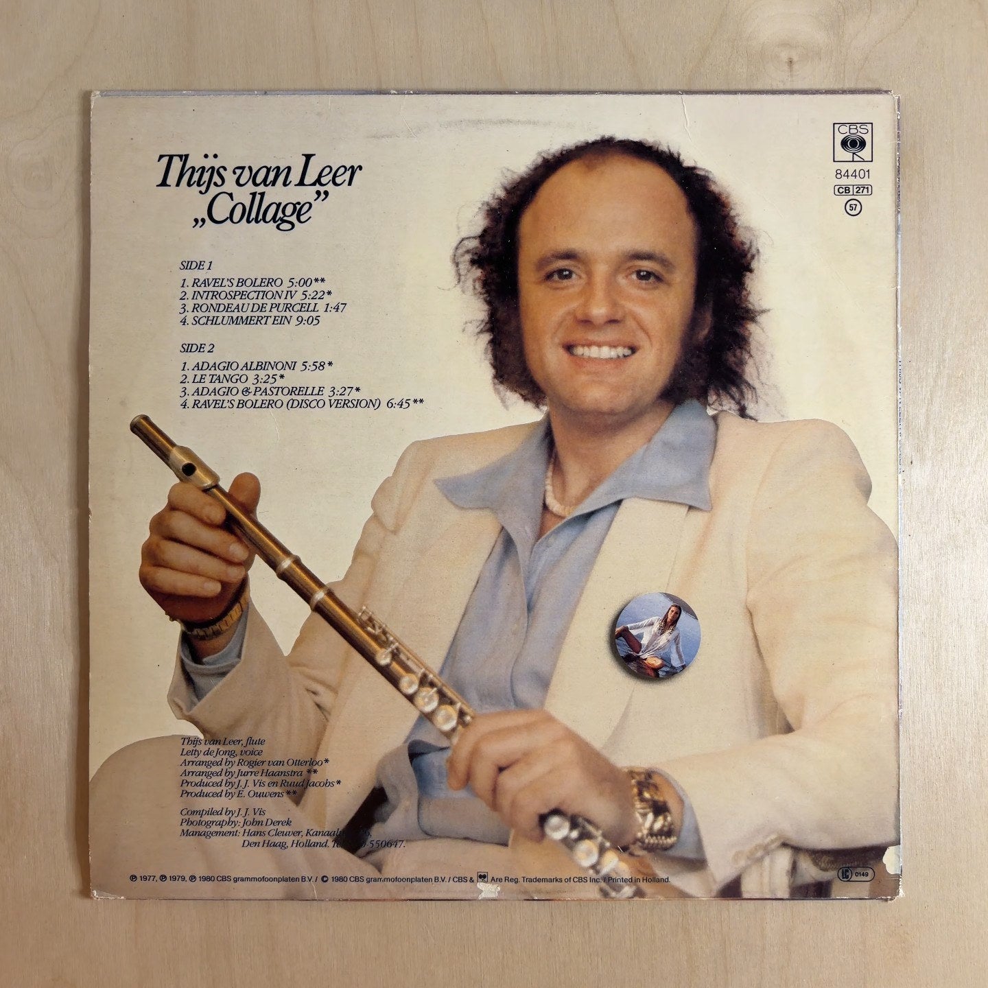 Thijs van Leer – Collage – back cover