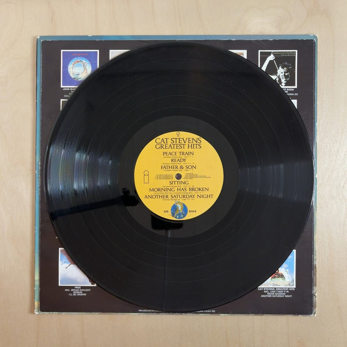Cat Stevens – Greatest Hits – record label