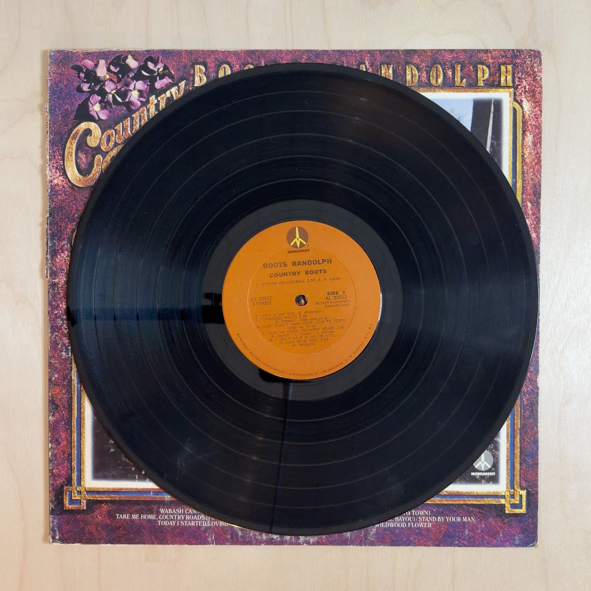 Boots Randolph – Country Boots – record label