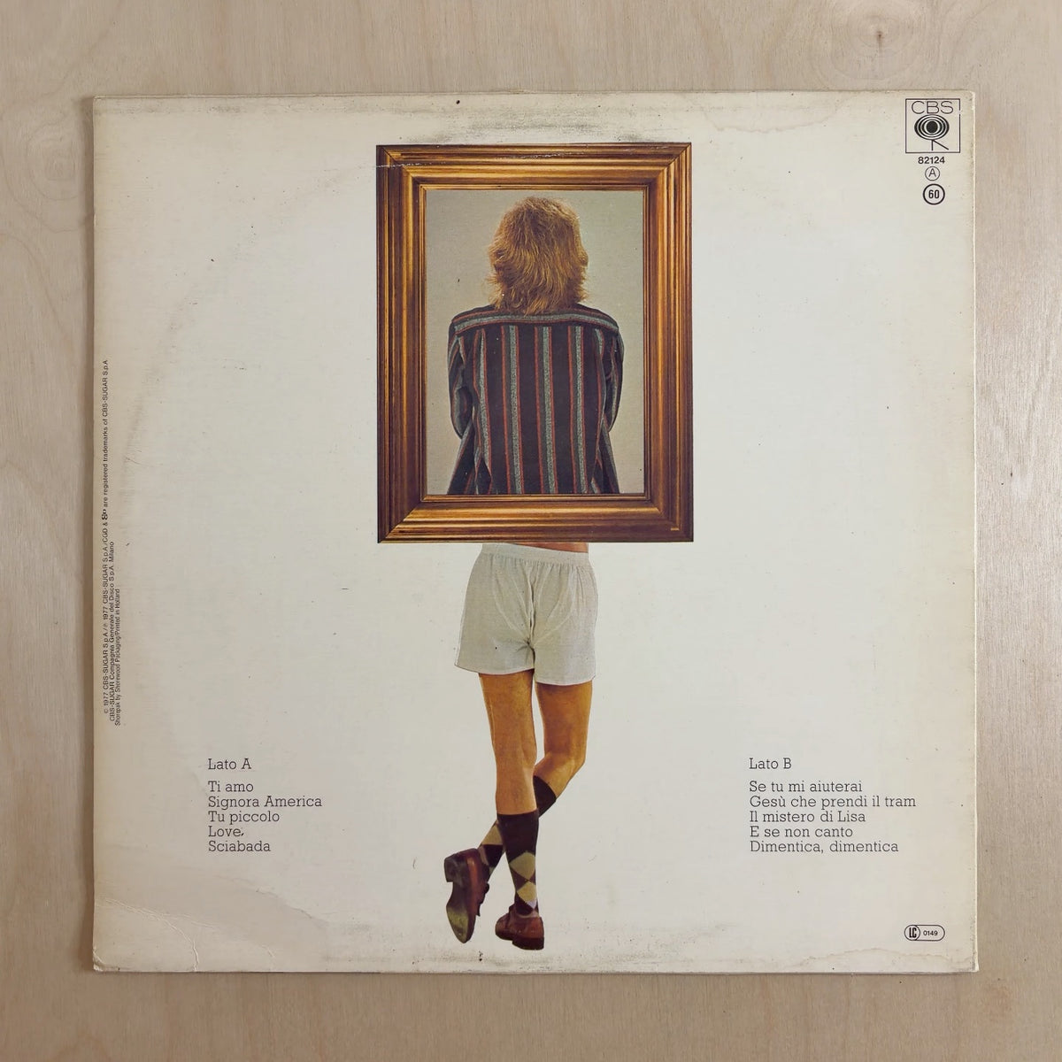 Umberto Tozzi – È Nell'Aria...Ti Amo – back cover