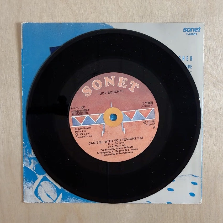 Judy Boucher – Can't Be With You Tonight – record label
