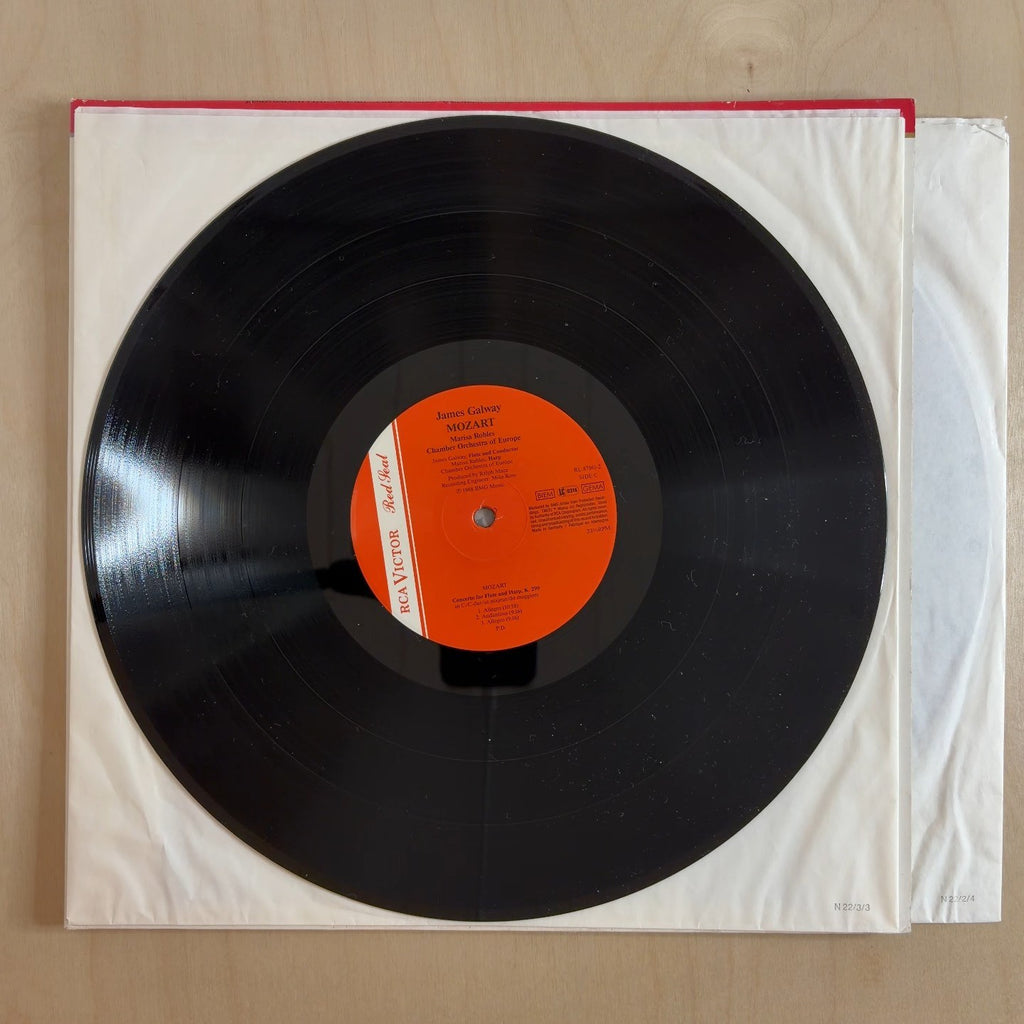 James Galway – Plays Mozart – record label