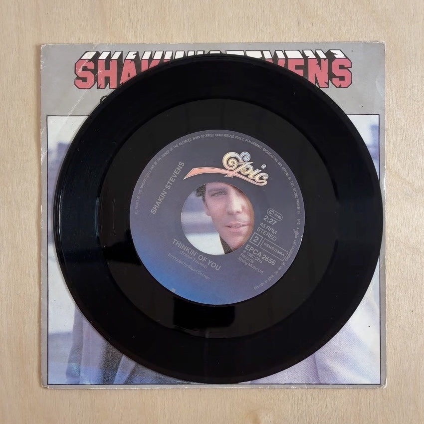 Shakin' Stevens – Give Me Your Heart Tonight – record label