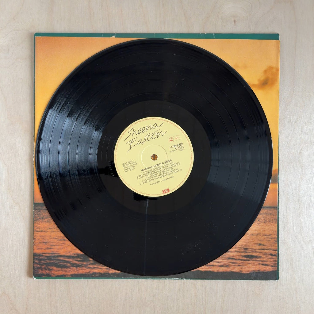 Sheena Easton – Madness, Money And Music – record label