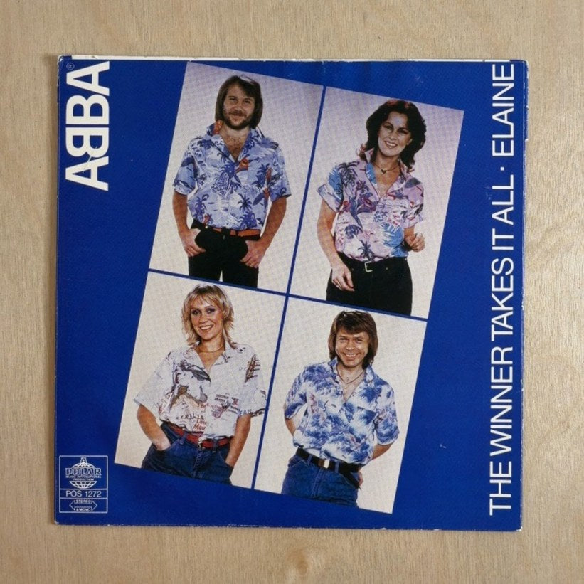 ABBA – The Winner Takes It All / Elaine – front cover