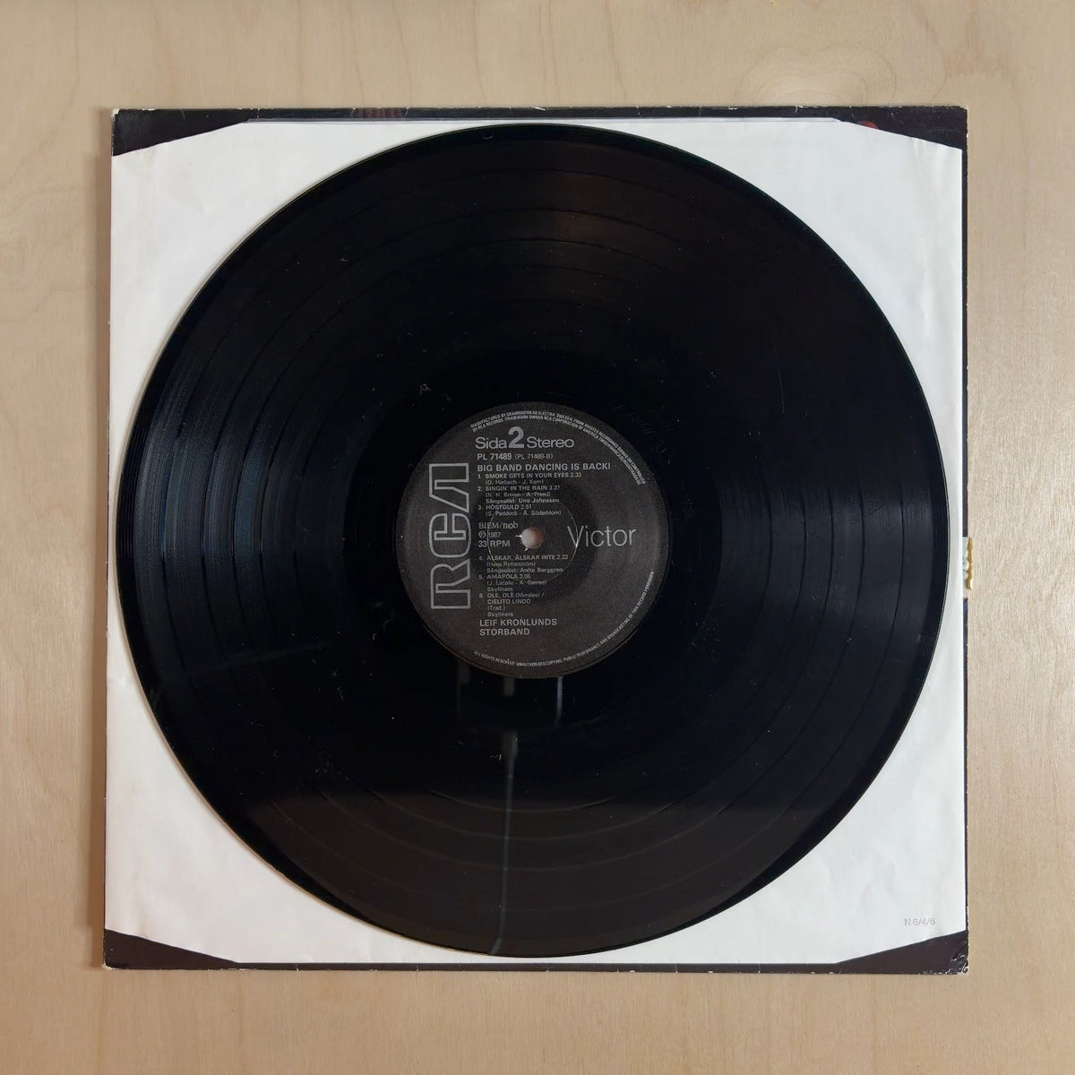 Leif Kronlunds Storband – Big Band Dancing Is Back! – record label