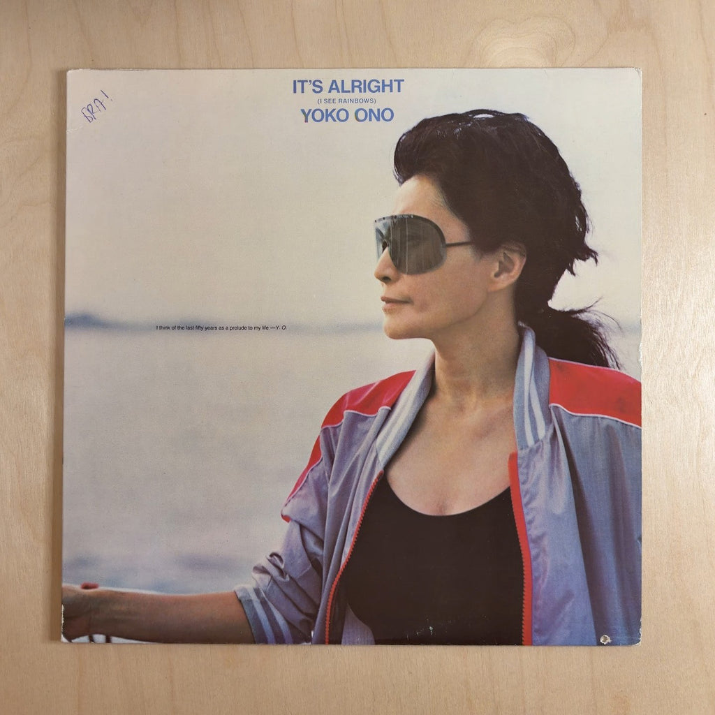 Yoko Ono – It's Alright (I See Rainbows) – front cover