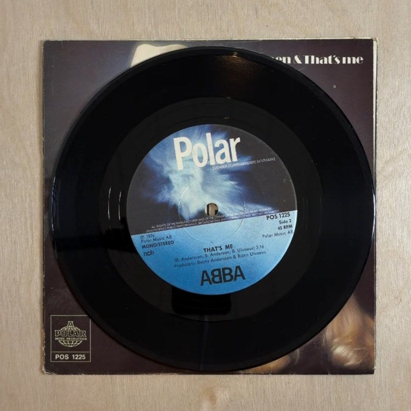 ABBA – Dancing Queen & That's Me – record label