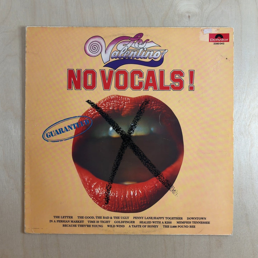 Los Valentinos – No Vocals! – front cover