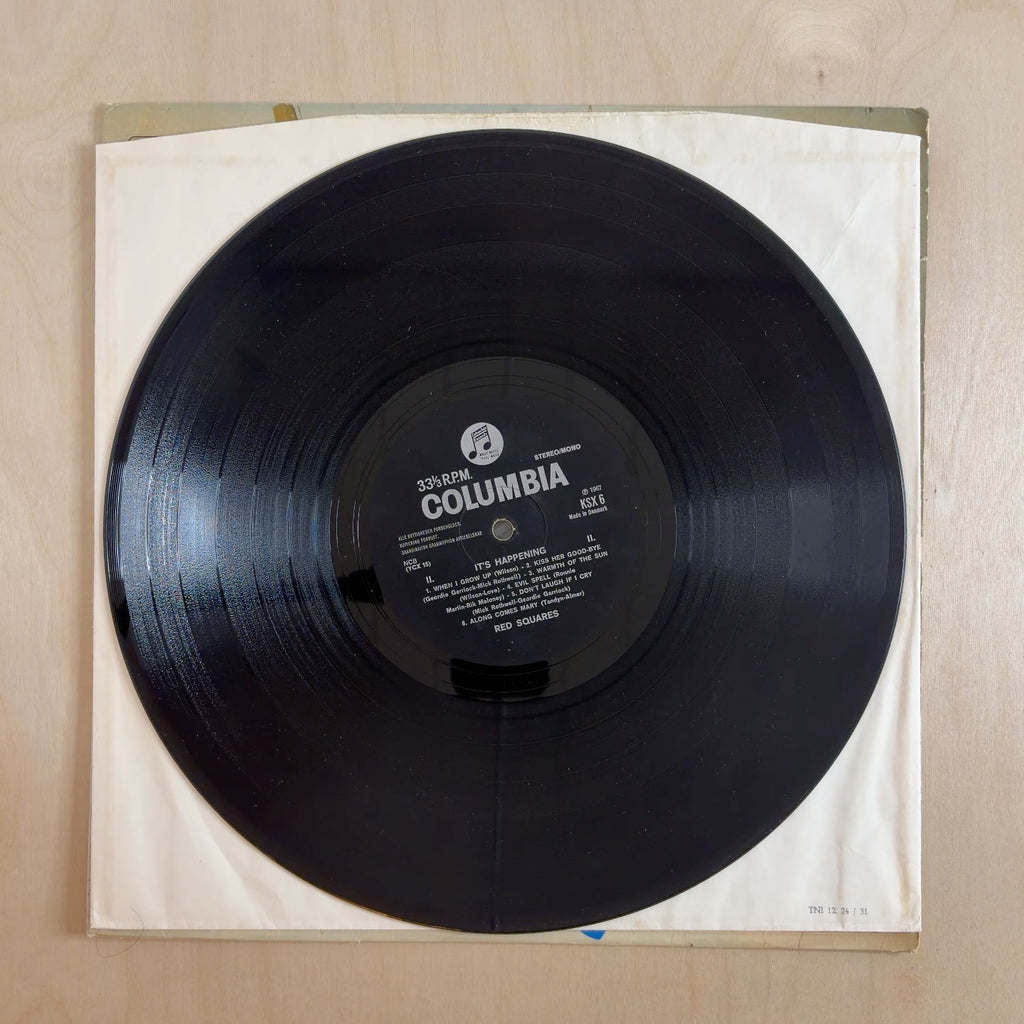 The Red Squares – It's Happening – record label