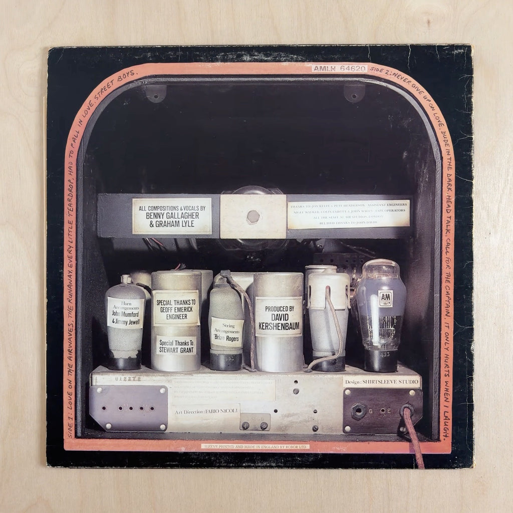 Gallagher & Lyle – Love On The Airwaves – back cover