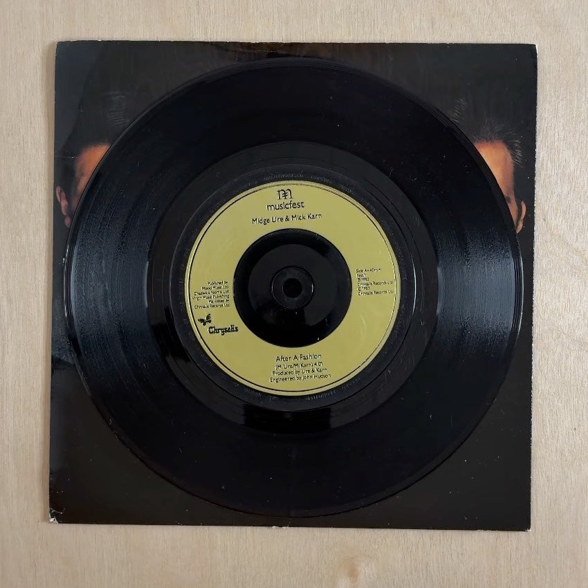 Midge Ure, Mick Karn – After A Fashion – record label