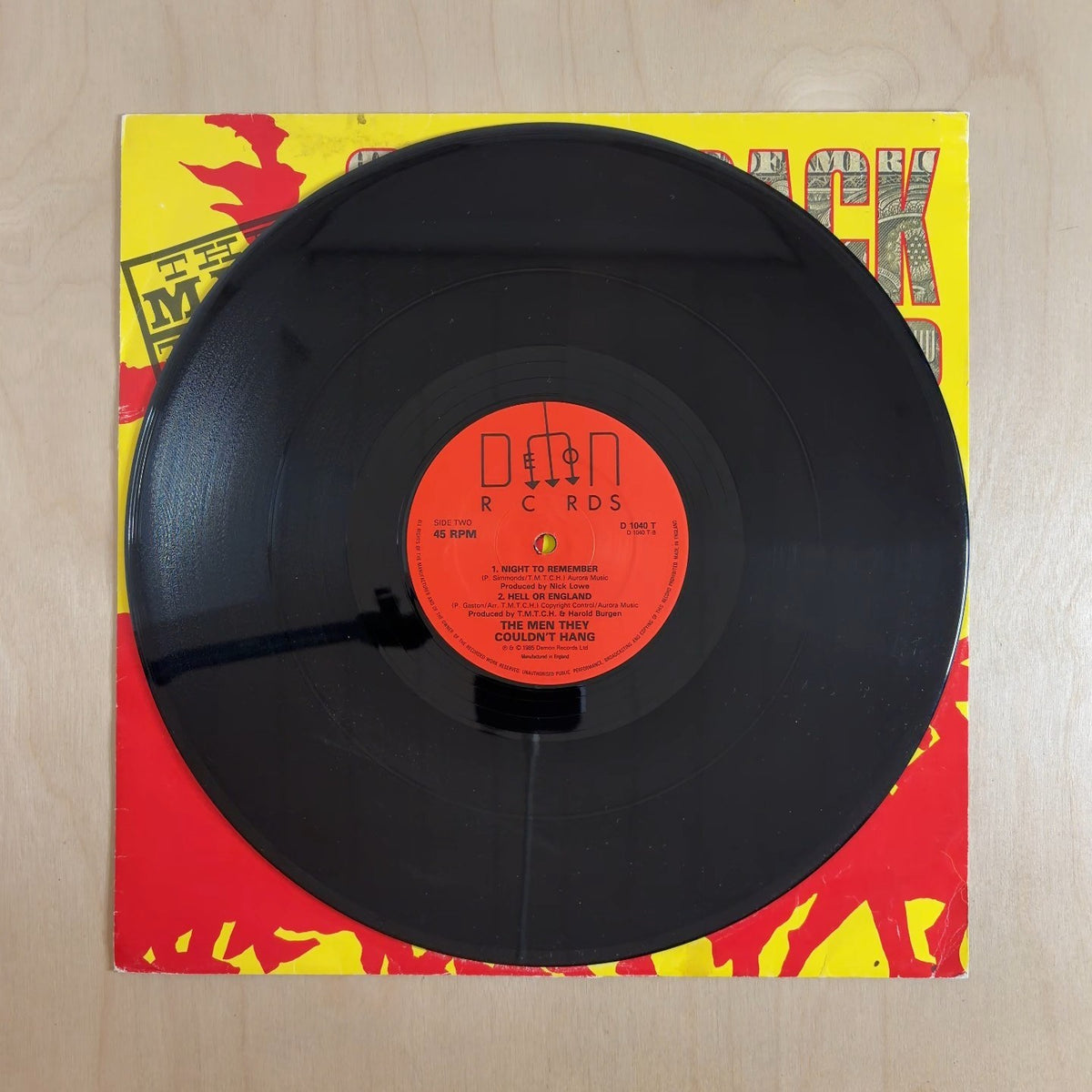 The Men They Couldn't Hang – Greenback Dollar – record label
