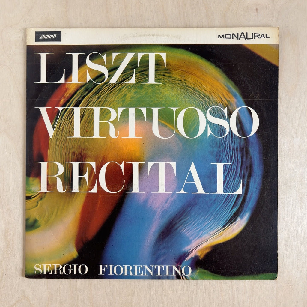 Franz Liszt, Sergio Fiorentino – Liszt Virtuoso Recital – front cover