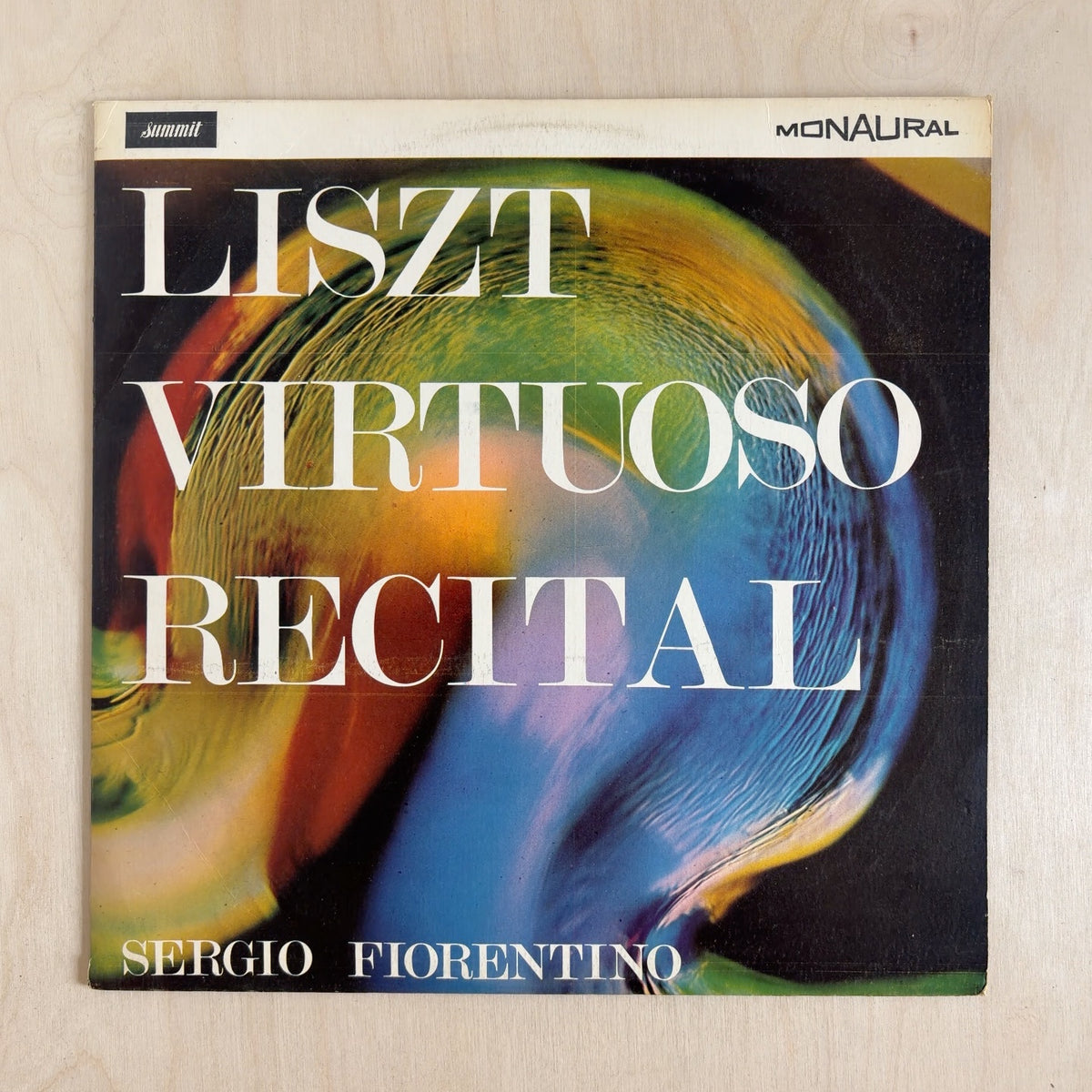 Franz Liszt, Sergio Fiorentino – Liszt Virtuoso Recital – front cover
