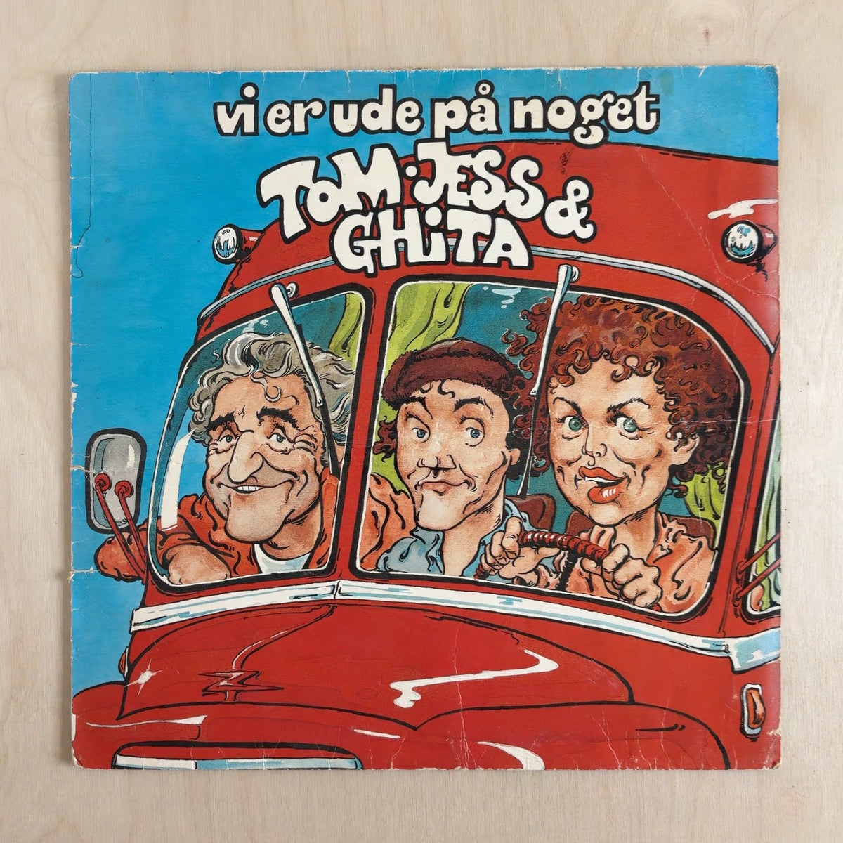 Tom McEwan, Jess Ingerslev, Ghita Nørby – Vi Er Ude På Noget – front cover