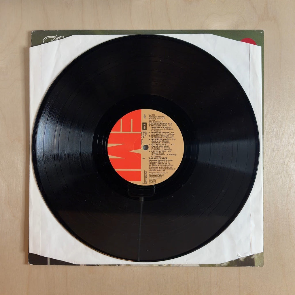 Zarah Leander – Zarah Leander 1975 – record label