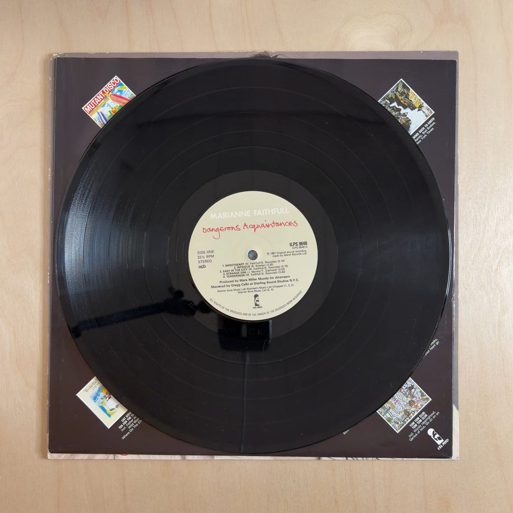 Marianne Faithfull – Dangerous Acquaintances – record label