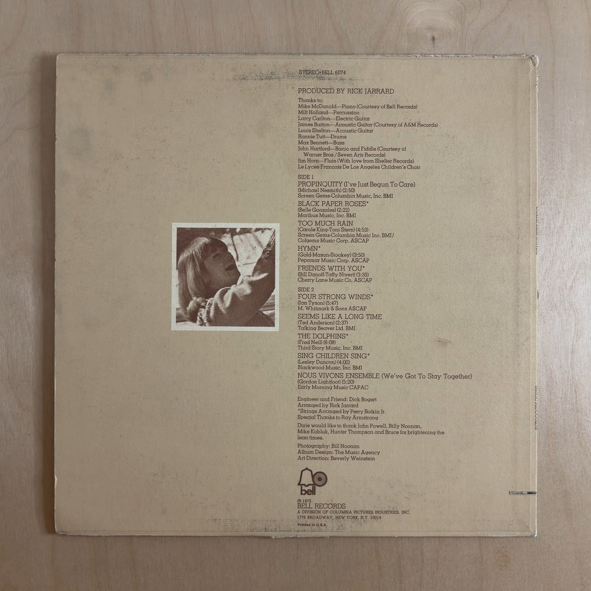 Dixie Lee Innes – Dixie Lee Innes Of The Original Caste – back cover