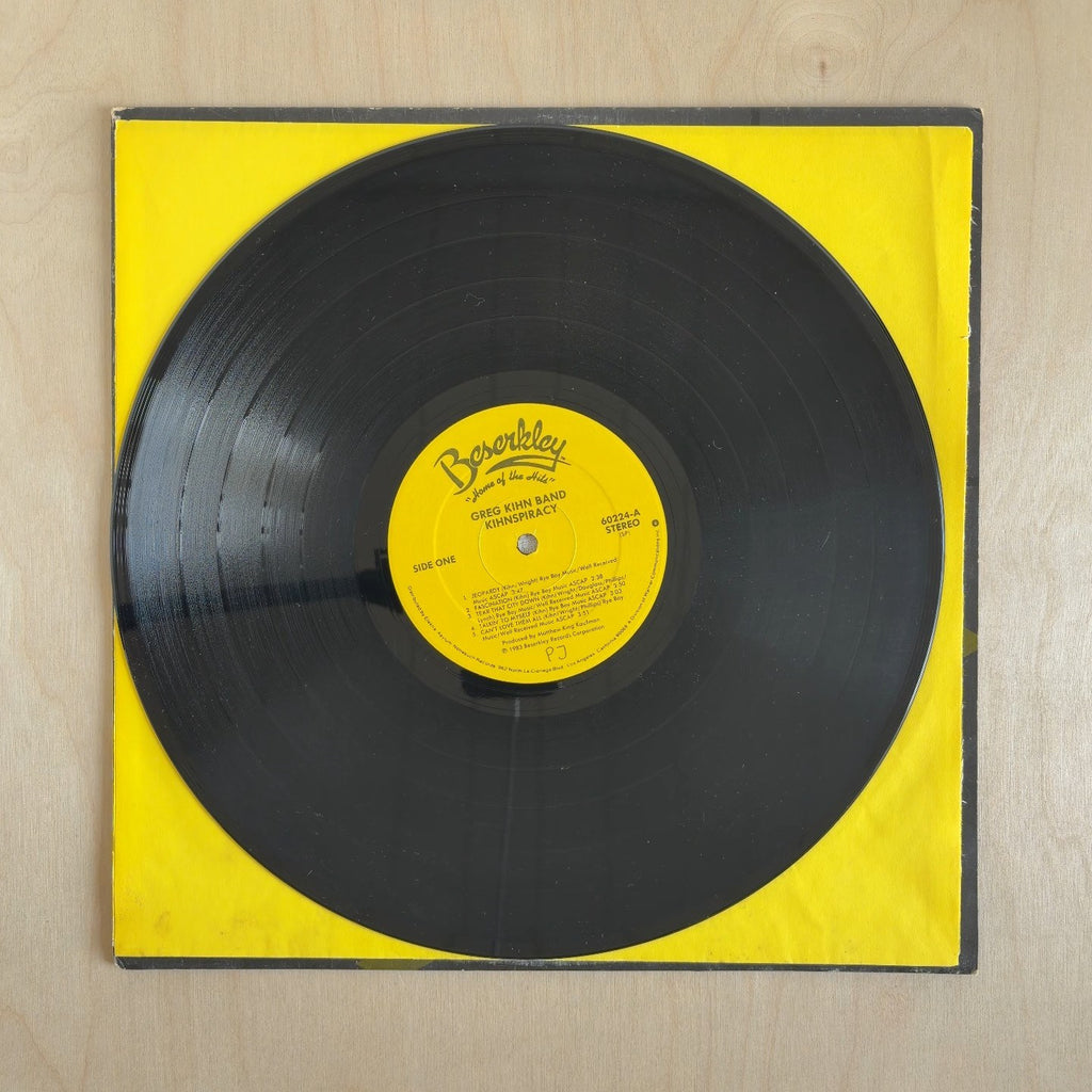 Greg Kihn Band – Kihnspiracy – record label