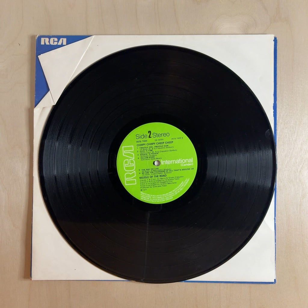 Middle Of The Road – Chirpy Chirpy Cheep Cheep – record label