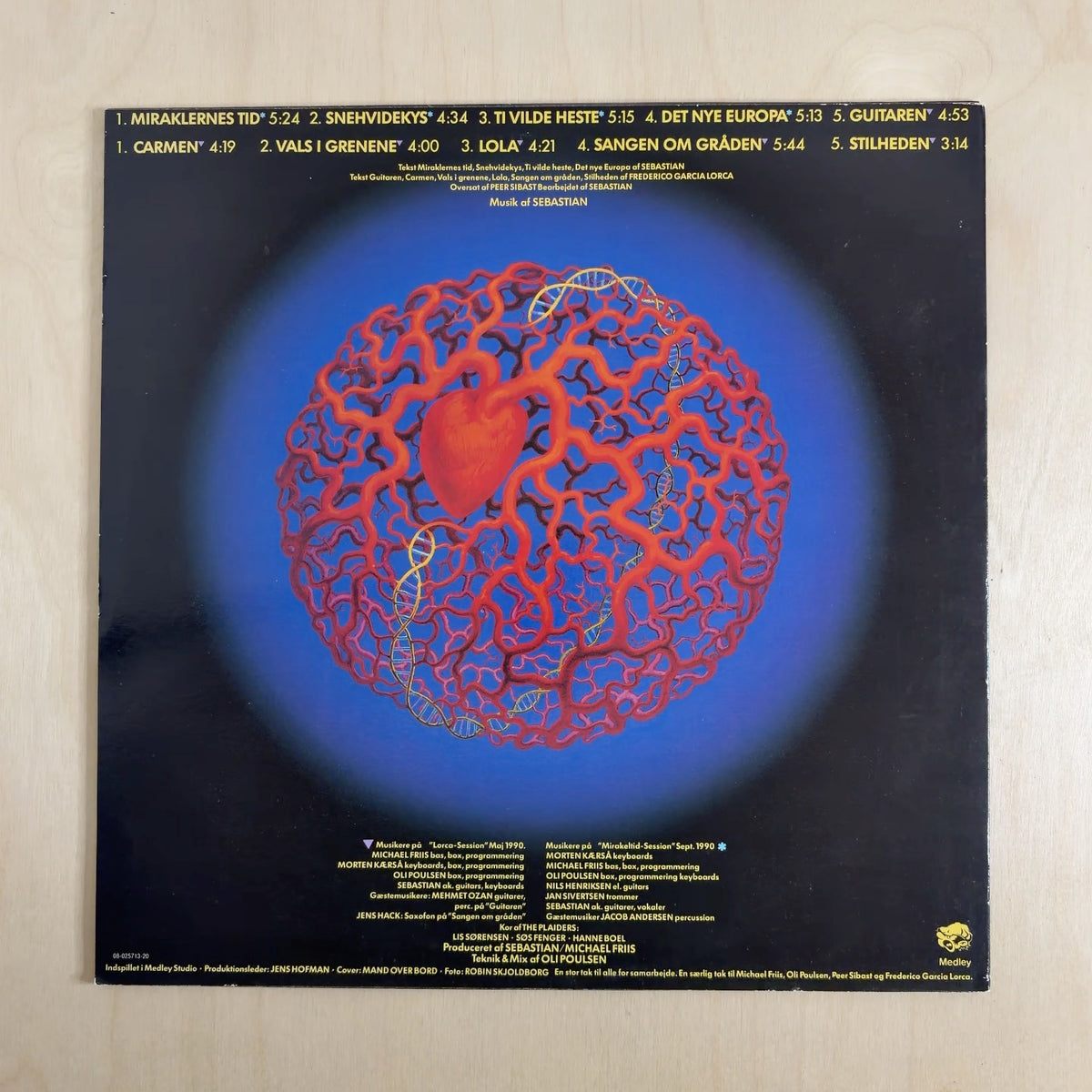 Sebastian – Miraklernes Tid – back cover