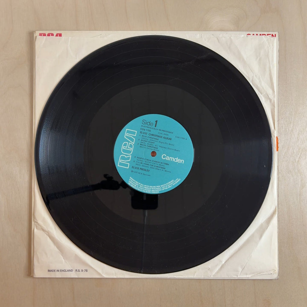 Elvis Presley – Elvis' Christmas Album – record label