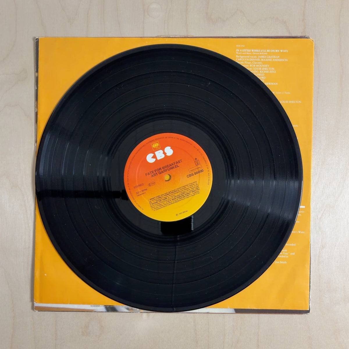 Art Garfunkel – Fate For Breakfast