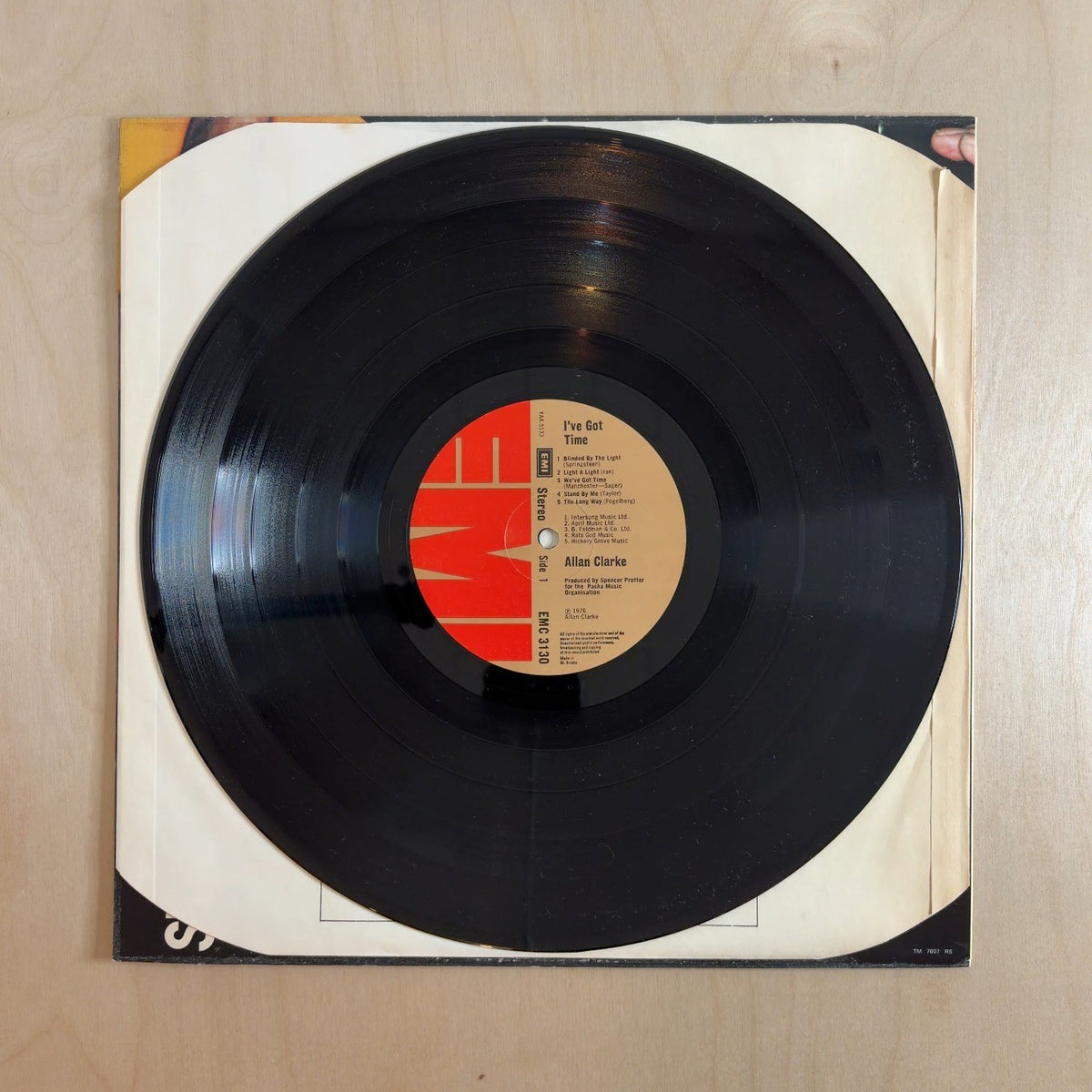 Allan Clarke – I've Got Time – record label