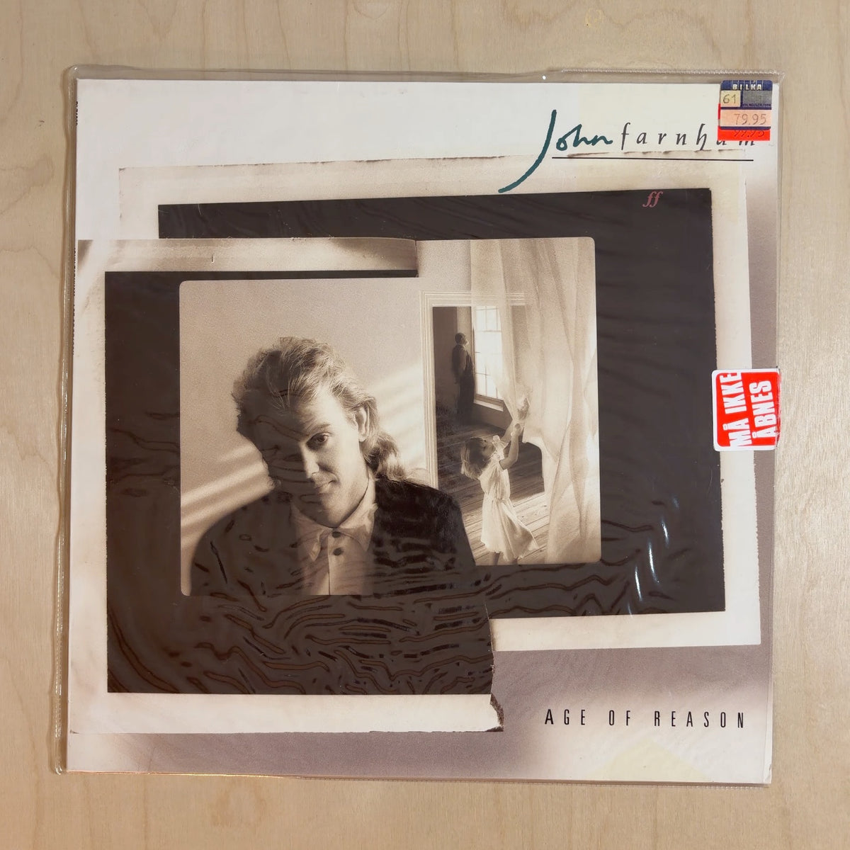 John Farnham – Age Of Reason – front cover