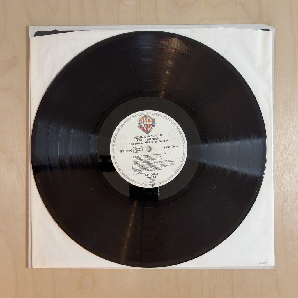 Michael McDonald – Sweet Freedom (The Best Of Michael McDonald) – record label