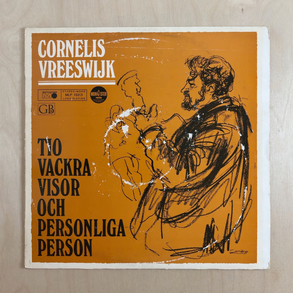 Cornelis Vreeswijk – Tio Vackra Visor Och Personliga Person – front cover