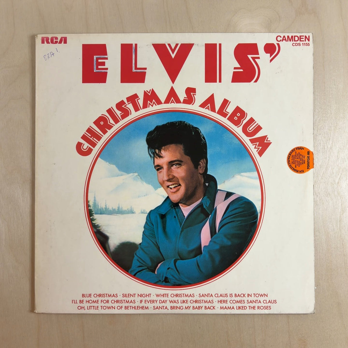 Elvis Presley – Elvis' Christmas Album – front cover