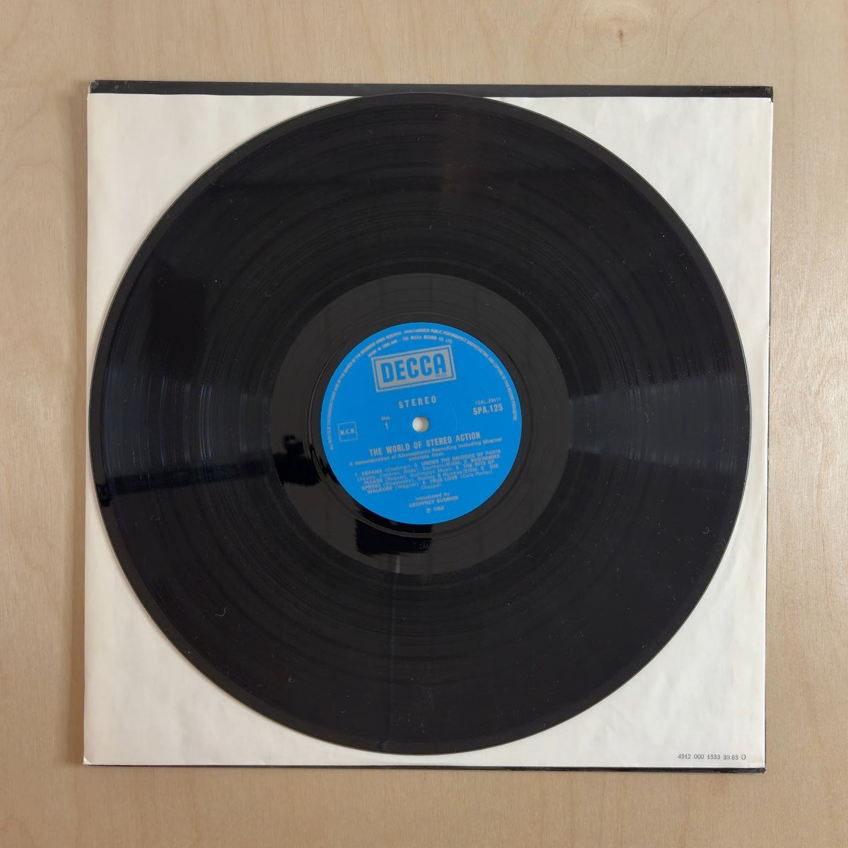 Various – The World Of Stereo Action – record label