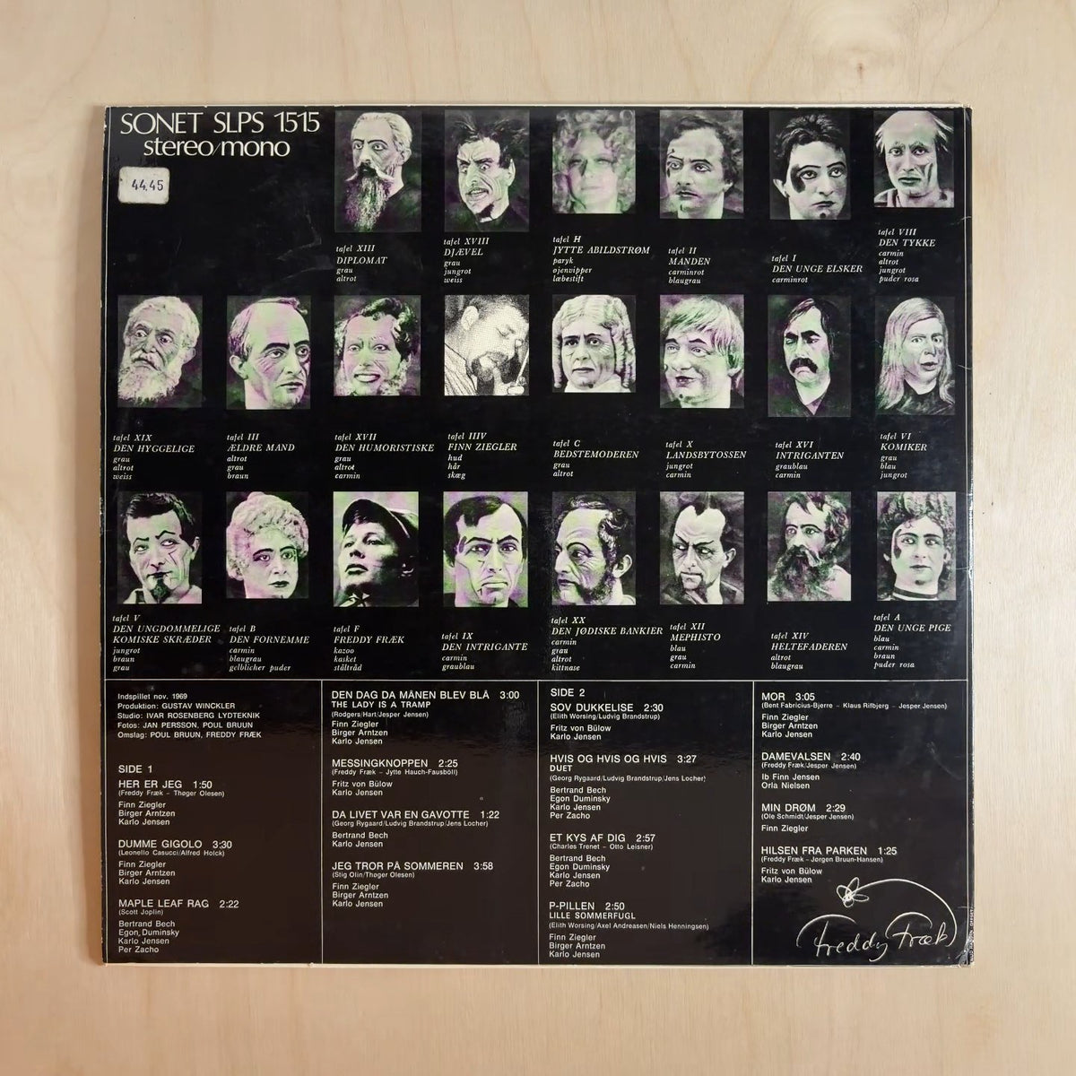 Freddy Fræk – Her Er Jeg – back cover