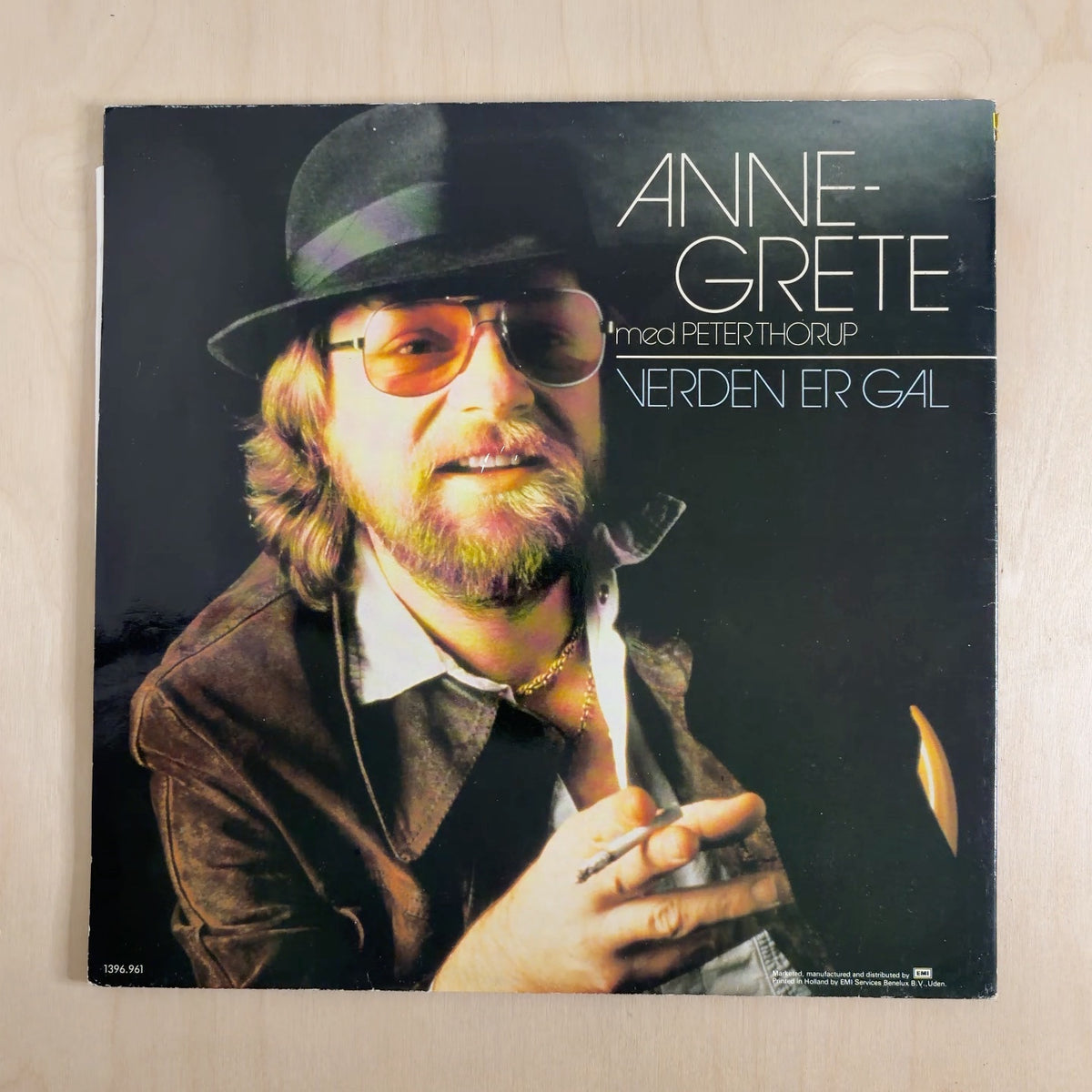 Anne Grete, Peter Thorup – Verden Er Gal – back cover