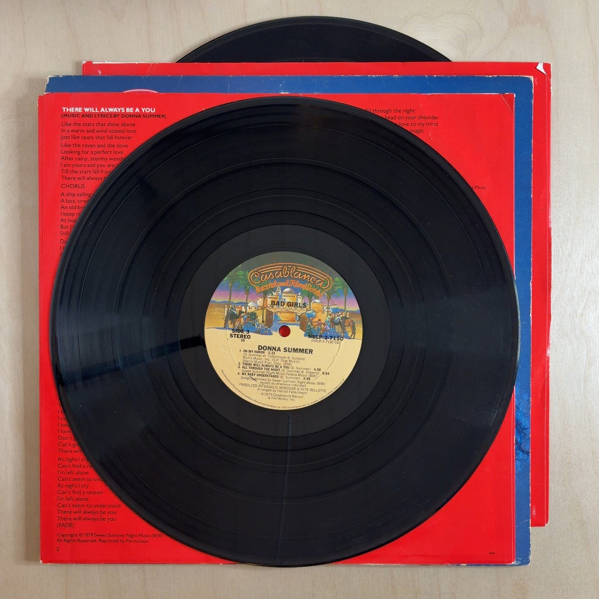 Donna Summer – Bad Girls – record label