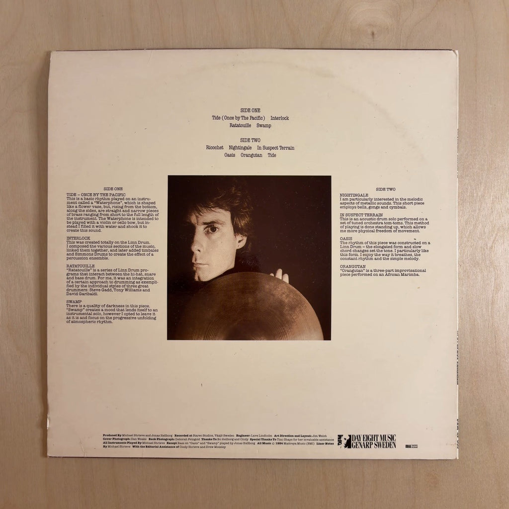 Michael Shrieve – In Suspect Terrain – back cover