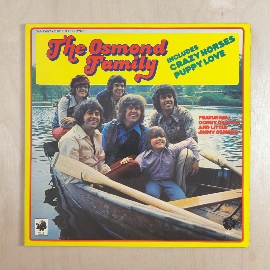 The Osmonds – The Osmond Family – front cover