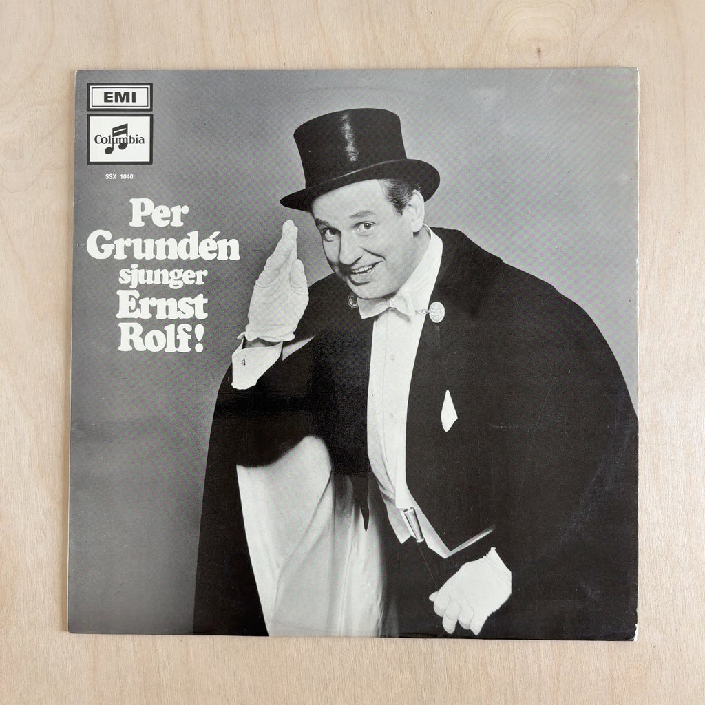 Per Grundén – Per Grundén Sjunger Ernst Rolf! – front cover