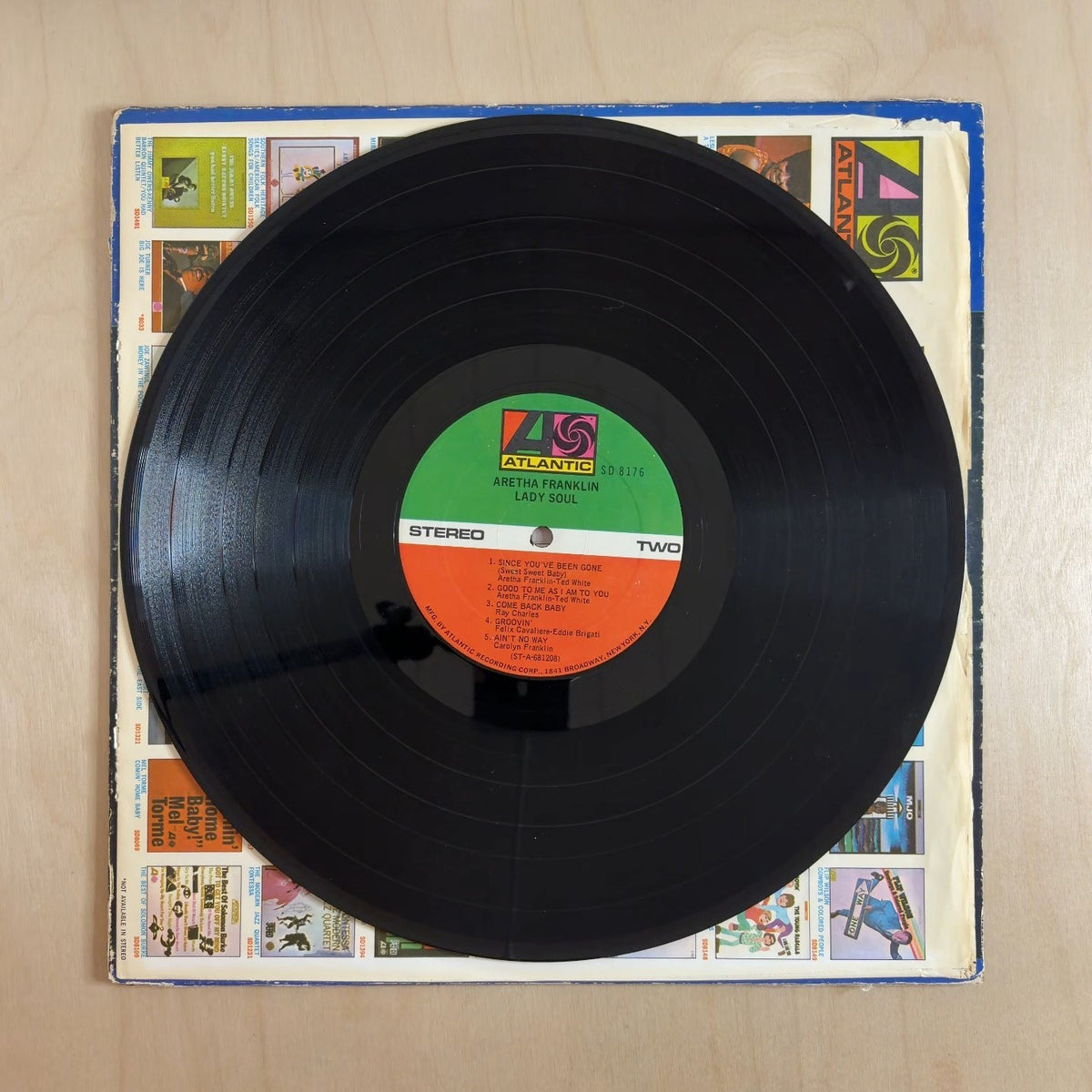 Aretha Franklin – Lady Soul – record label