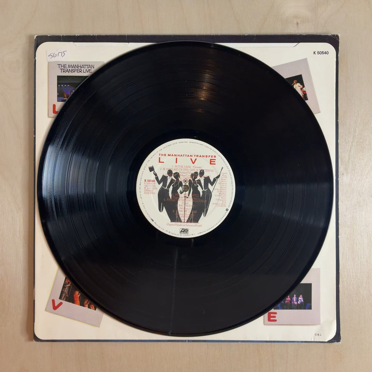 The Manhattan Transfer – Live – record label