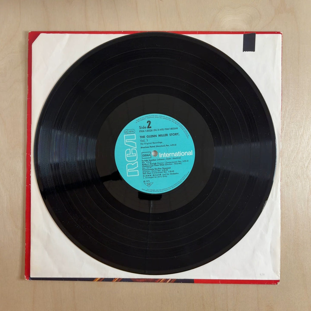 Glenn Miller And His Orchestra – The Glenn Miller Story – Volume 1 (The Original Recordings) – record label