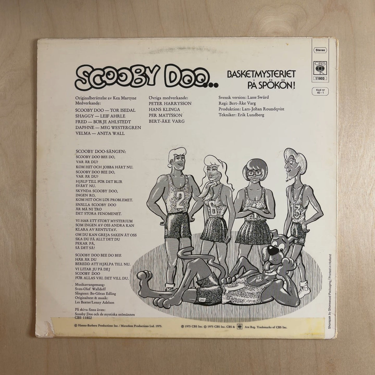 No Artist – Scooby Doo: Basketmysteriet På Spökön! – back cover