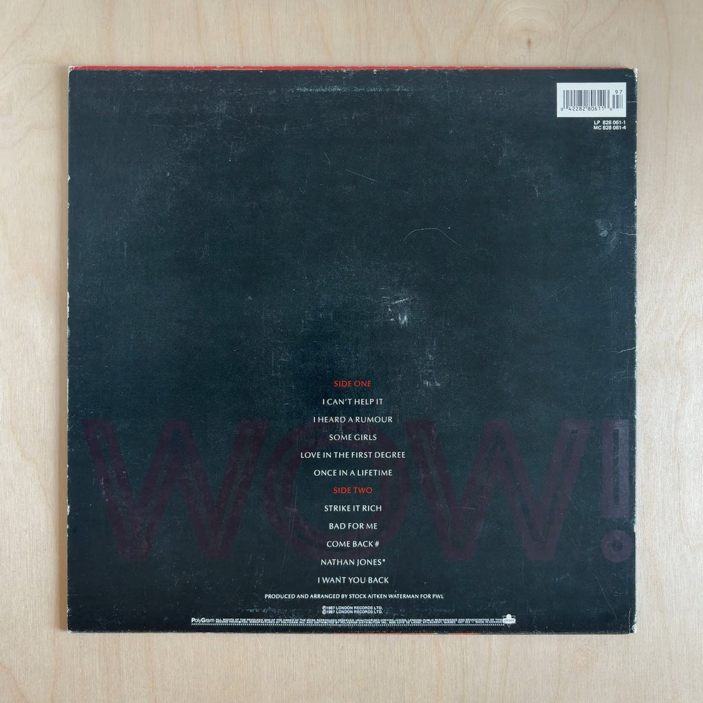 Bananarama – Wow! – back cover