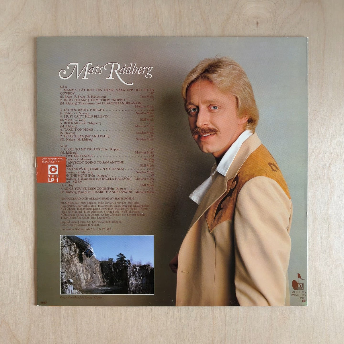 Mats Rådberg – Mamma Låt Inte Din Grabb Växa Upp Och Bli En Cowboy - In My Dreams – back cover