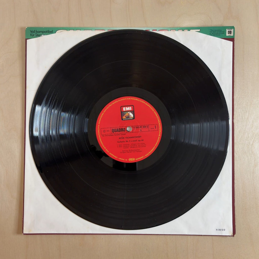 Herbert von Karajan, Pyotr Ilyich Tchaikovsky, Berliner Philharmoniker – Sinfonie Nr.5 E-Moll Op.64 – record label