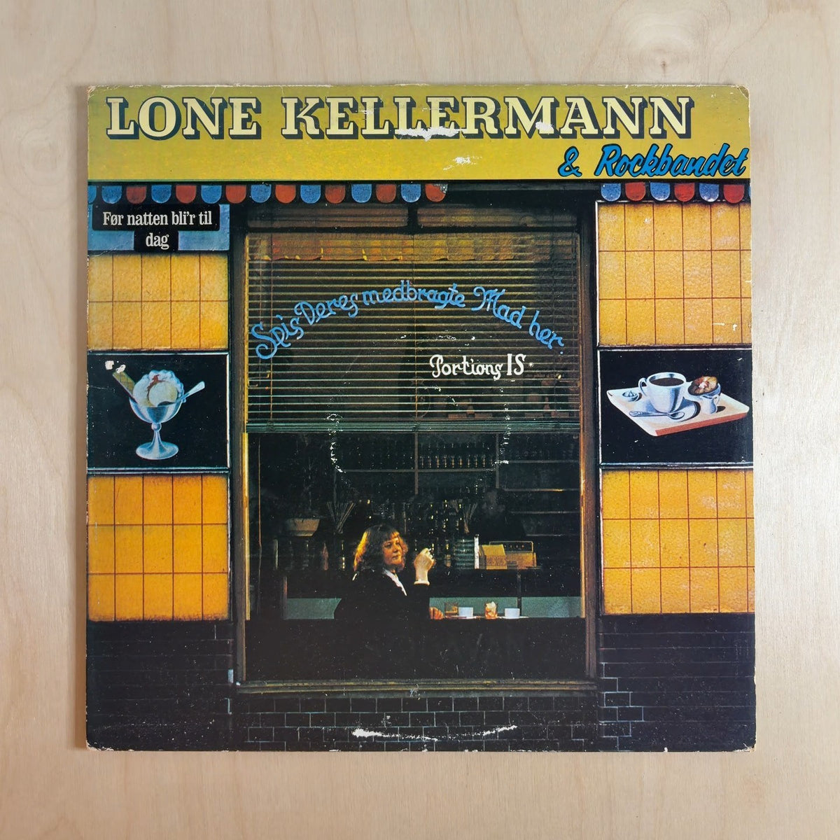 Lone Kellermann & Rockbandet – Før Natten Bli'r Til Dag – front cover